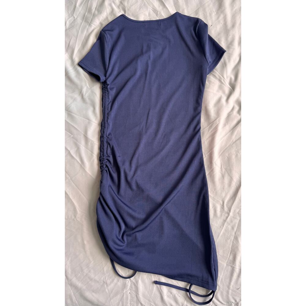 Adika Ribbed Ruched Midi Dress XS - Picture 4 of 4